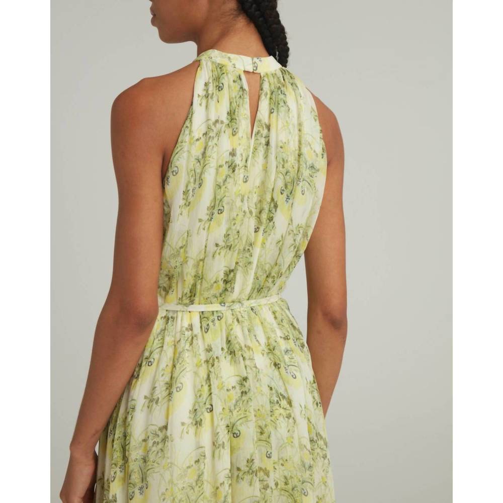 NEW SALONI irinia dress in terrarium lemon - Picture 3 of 6